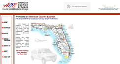 Desktop Screenshot of americancourierexpress.com